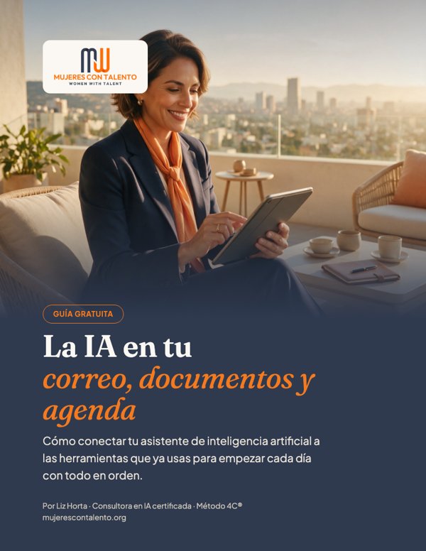 Portada de la guía «La IA en tu correo, documentos y agenda»